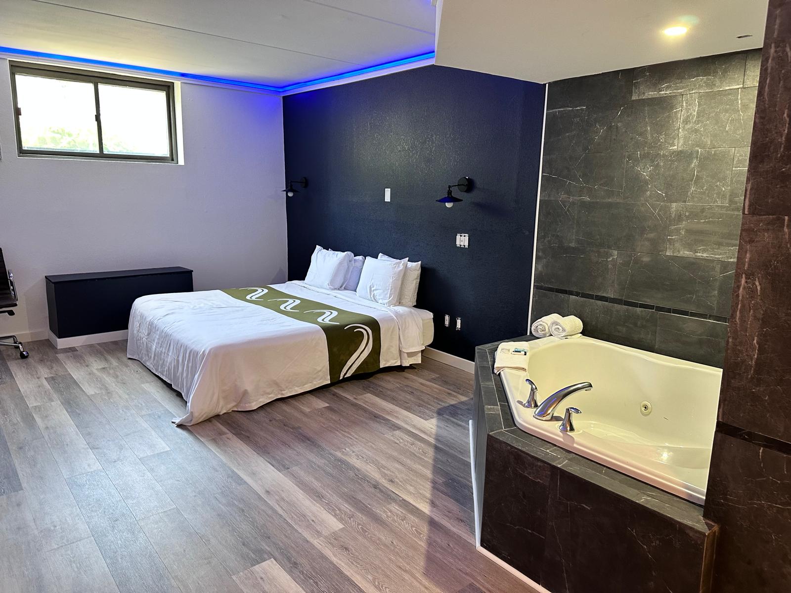 Premium Suite featuring in-room Whirlpool Spa